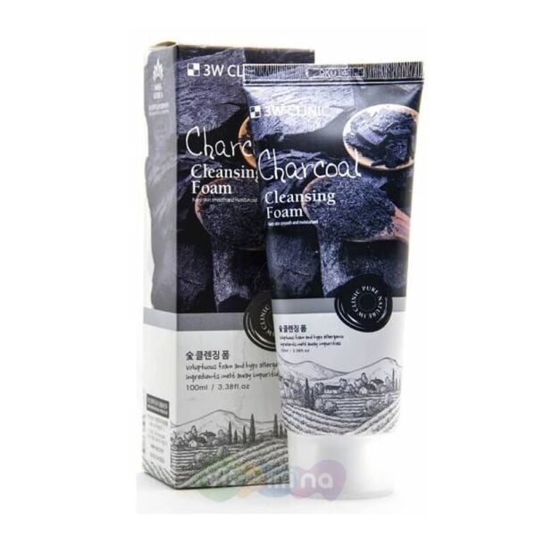 3W CLINIC CHARCOAL CLEANSING FOAM SkinUp 3W CLINIC Charcoal Cleansing Foam 100ml