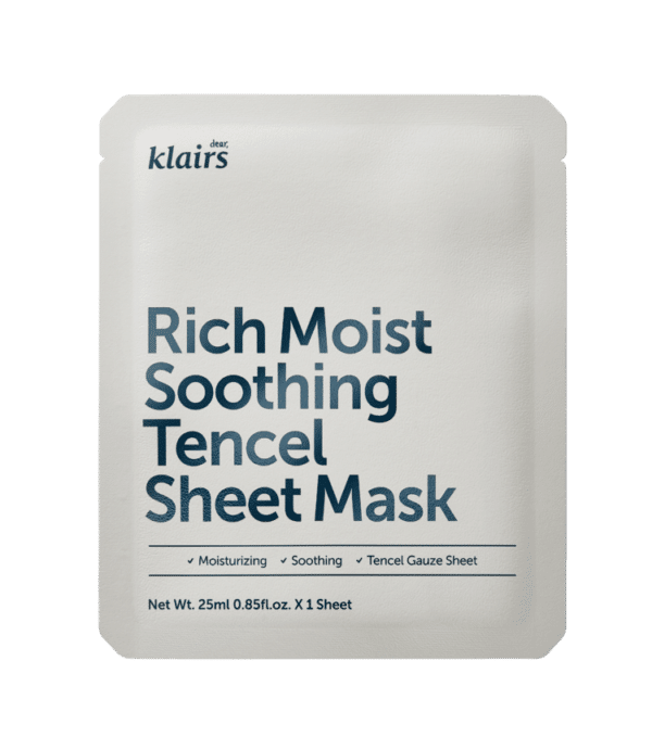 products KlairsRichMoistSoothingTencelSheetMask SkinUp Klairs Rich Moist Soothing Tencel Sheet Mask